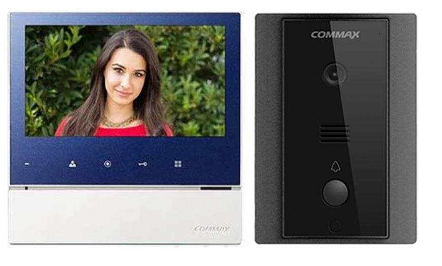 Egylak�sos video kaputelefon szett, 4 vezet�kes, CDV-70H fekete